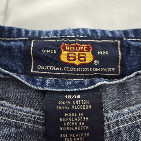 💝 2/$15 or 3/$20  Vintage 90s Route 66 Denim Women's Skort w/ Embroidery - Picture 5 of 7